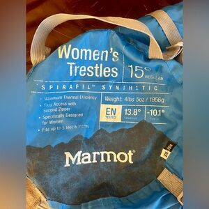 Marmot Women's Trestles -10C Blue Sleeping Bag